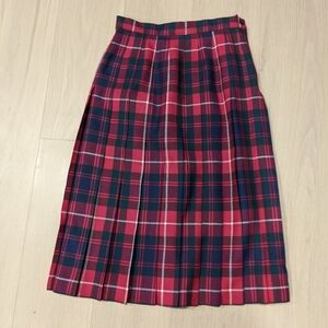 Edinburgh wool midi skirt